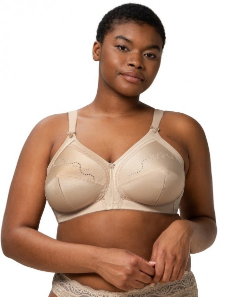 Biustonosz miękki bez fiszbin Triumph Doreen + Cotton 01 N