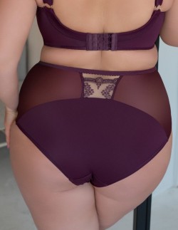 Majtki damskie z wysokim stanem praline Krisline Fortuna  2