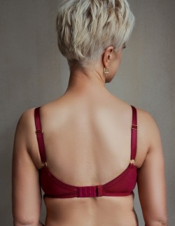 Biustonosz miękki half cup Krisline Rubin  2