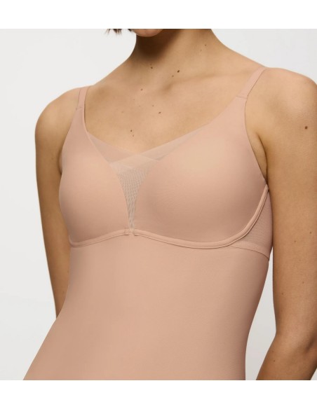 Koszulka modelująca Triumph Shape Smart Bra-Shirt neutral beige