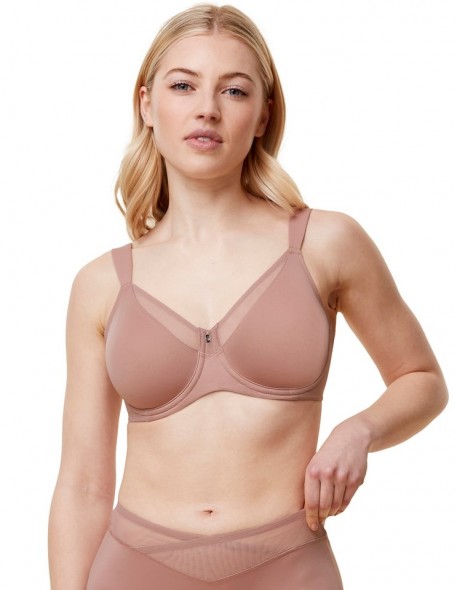 Bra minimizer soft Triumph True Shape Sensation W01 Chocolate Mousse