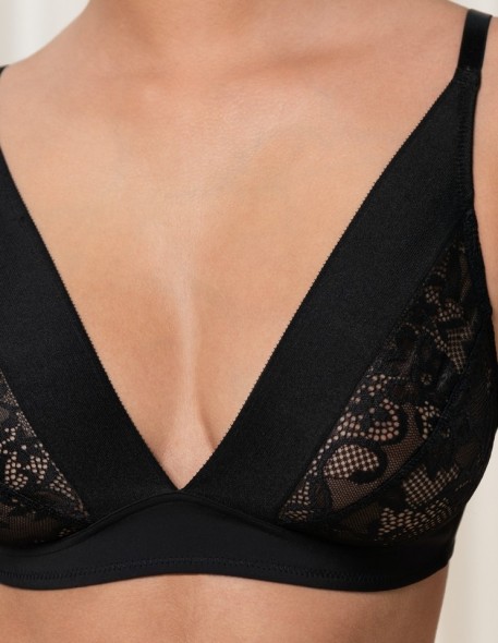 Biustonosz koronkowy Bez Fiszbin Triumph Vivid...