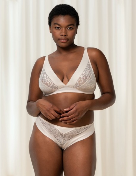 Biustonosz koronkowy Bez Fiszbin Triumph Vivid...