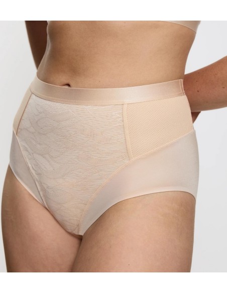 Majtki z wysokim stanem Triumph Airy Sensation Maxi nude beige