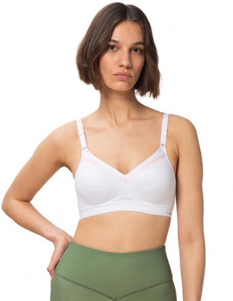 Sports bra Triumph Triaction Free Motion N Ex White