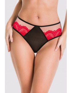 Mediolano figi Amore 19169 wykończone czerwoną koronką