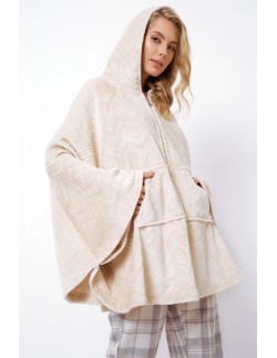 Szlafrok damski Zahra Aruelle o kroju ponczo