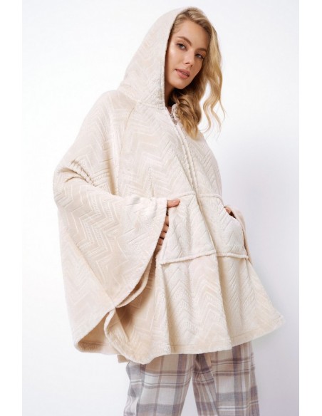 Szlafrok damski Zahra Aruelle o kroju ponczo