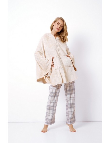 Szlafrok damski Zahra Aruelle o kroju ponczo