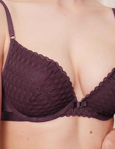 Bra Lacy Push Up Triumph Aura Spotlight T Whu Claret