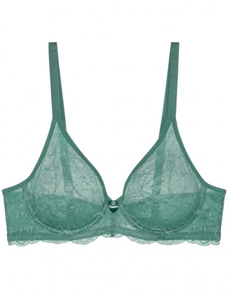 Biustonosz koronkowy miękki Triumph Amourette...