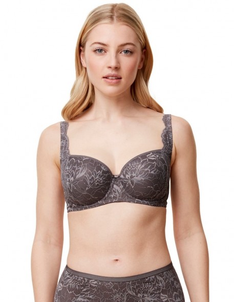 Padded Lace Bra Triumph Amourette Charm T Whp02 Pigeon Grey