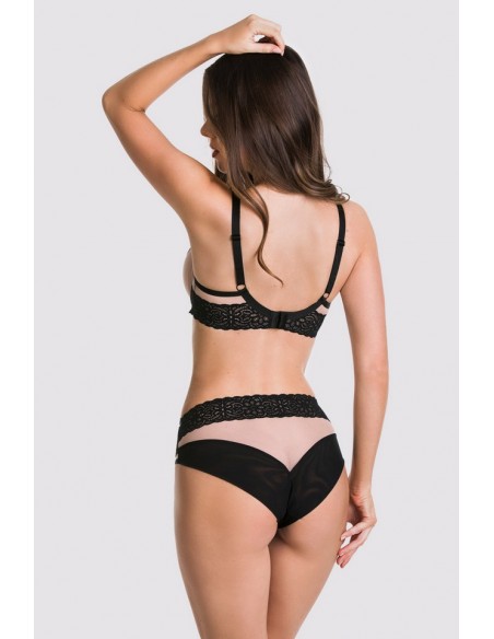 Czarne majtki, figi Mediolano Sicilia 19180, komfortowe