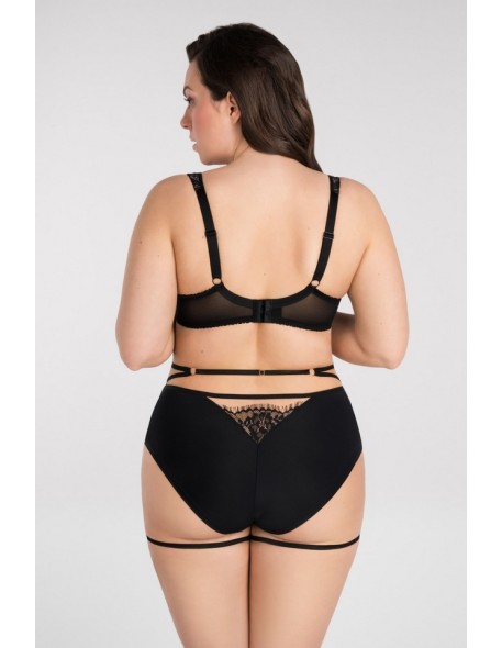 K824 biustonosz-miękki-big just black Gorsenia