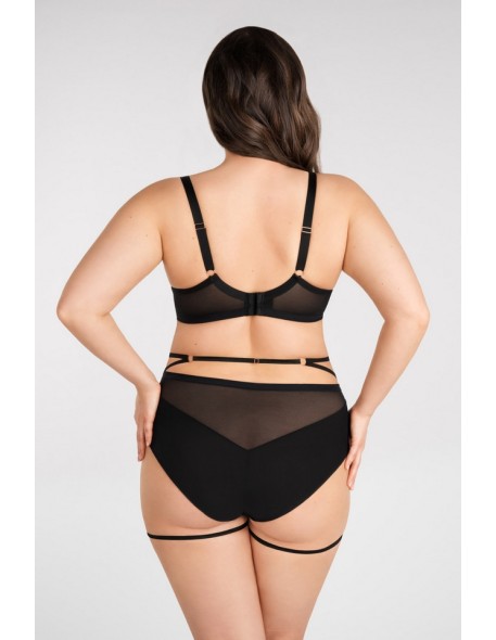 K824 bra-soft-big just black Gorsenia