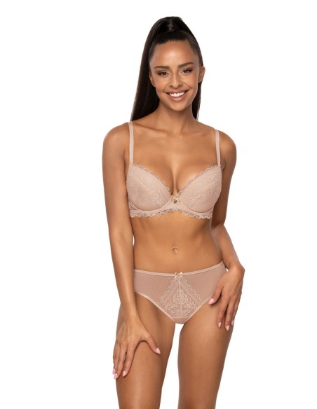 Mat Stringi S-0198/4 Estelle beżowe subtelna koronka