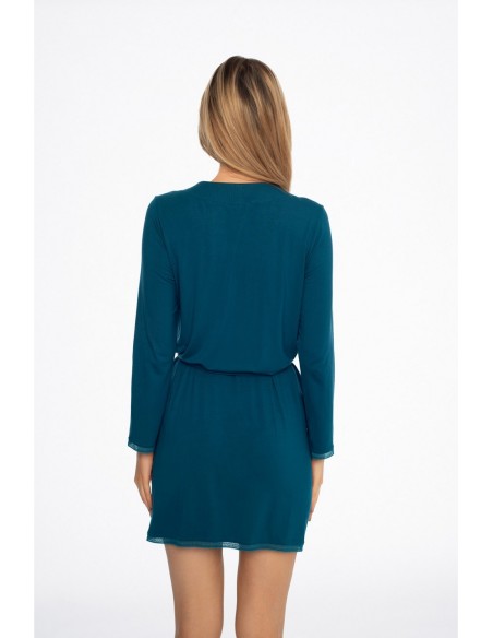 Szlafrok damskie Alena 41315 SS24 Henderson, lekki i elegancki na wieczór