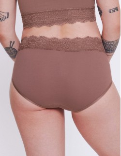 Majtki damskie Sloggi Romance Midi mocca 2