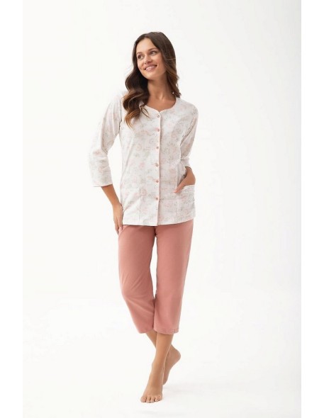 Pajamas 668 dł/r 4XL L24 women's rozpinana Luna