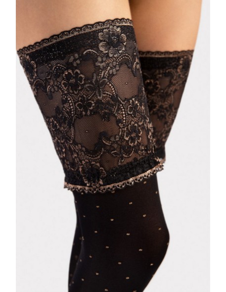 Notte - stockings self-supporting 40 den Fiore