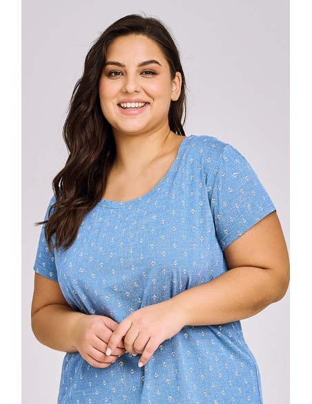 3163 shirt women's leona 2xl-3xl Taro