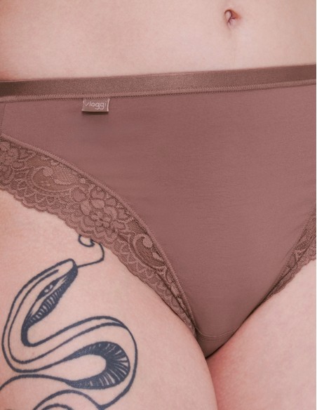 Briefs women's Sloggi Romance Tai mocca