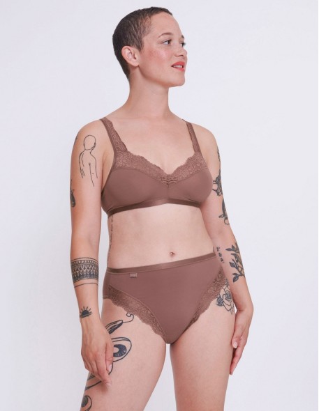 Briefs women's Sloggi Romance Tai mocca