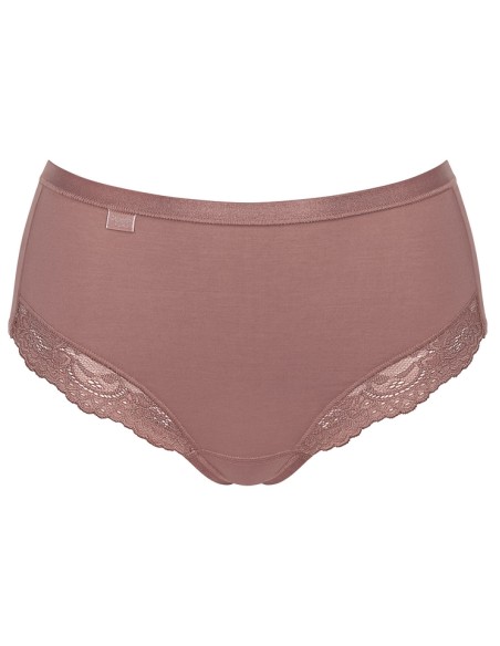 Panties with wysokim stanem Sloggi Romance Maxi mocca