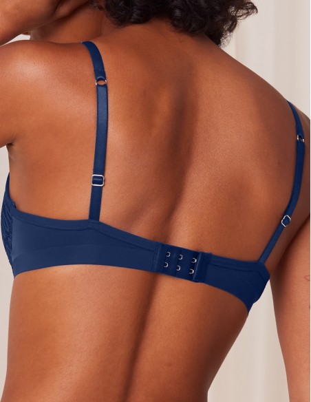 Biustonosz push up Triumph Aura Spotlight T WHU granatowy