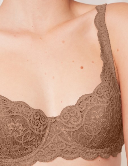 Biustonosz usztywniany Triumph Amourette 300 Whp X mokka