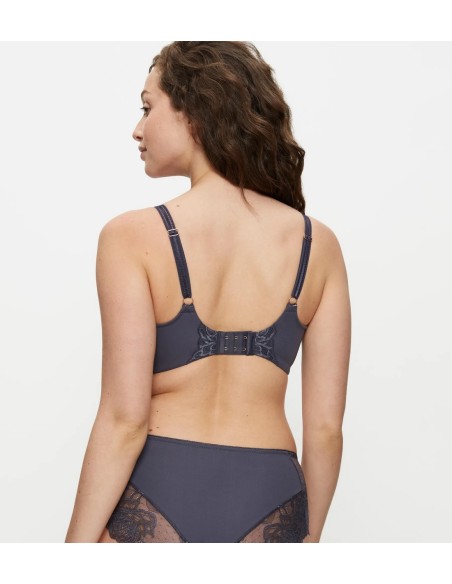Bra soft minimizer Triumph Wild Peony Florale W01 pebble grey