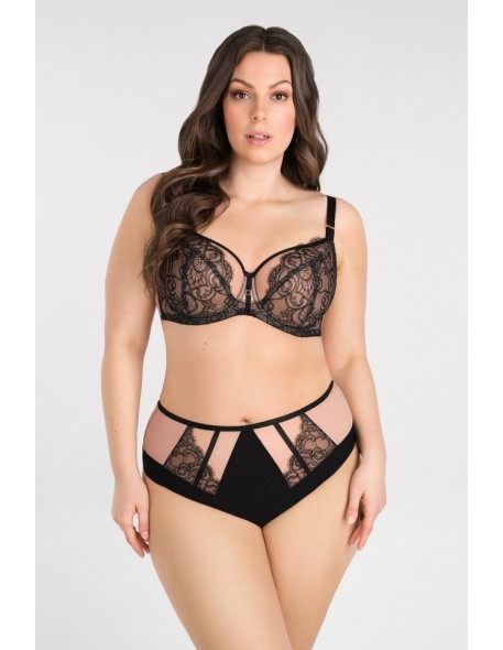 K834 bra soft Black to Black Gorsenia