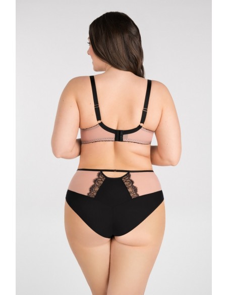 K834 bra-soft-na-drutach Black to Black Gorsenia