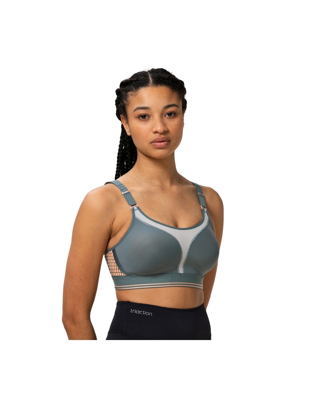 Sports bra Triumph Triaction Extreme Lite N Ex grey Color grey Size 70C