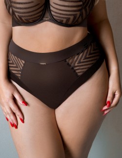 Briefs women's with wysokim stanem Krisline Brownie