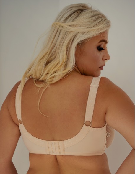 Biustonosz miękki beżowy Krisline Fortuna full-cup