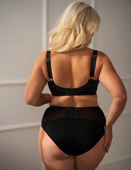 Bra soft black Krisline Fortuna full-cup