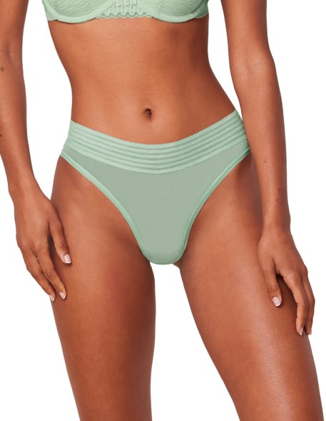 Briefs Triumph Tempting Sheer Highleg Tai Silky green