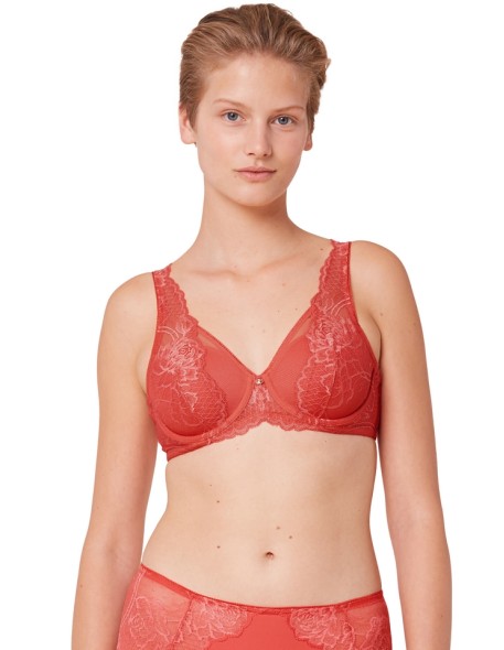 Padded bra Triumph Wild Peony Florale Wp deep blush