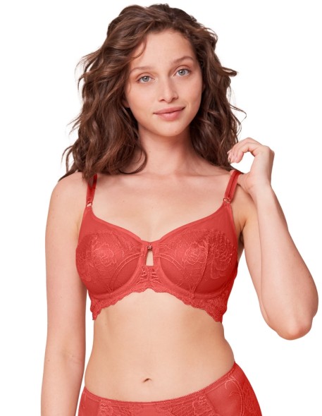 Soft bra Triumph Wild Peony Florale W01 deep blush