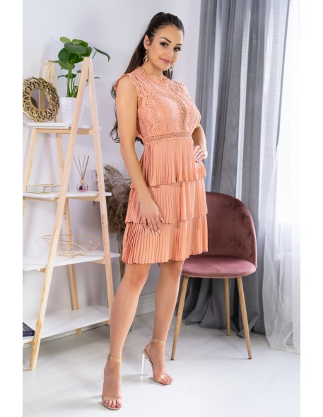 Estina sukienka damska bez rękawów plisowane...