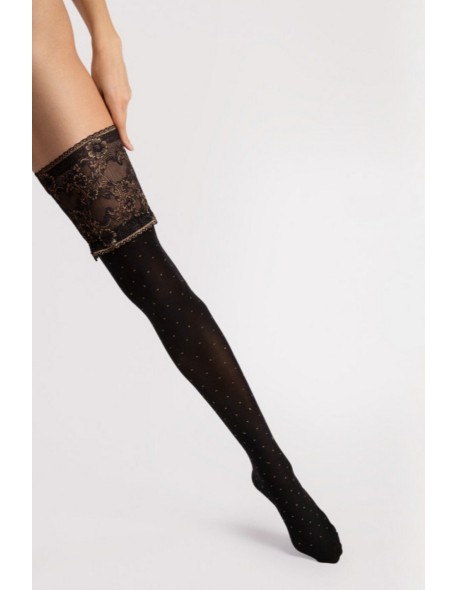 Notte - stockings self-supporting 40 den Fiore