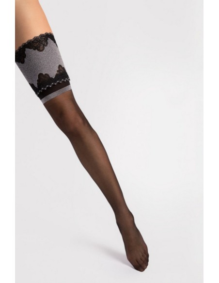 Belle epoque - stockings self-supporting 20 den Fiore