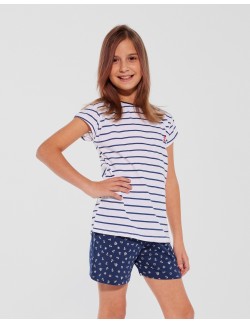 Piżama girl kids kr 245/103 Marine Cornette 