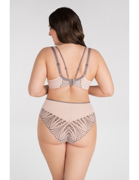 K837 biustonosz-miękki-big caffe latte Gorsenia