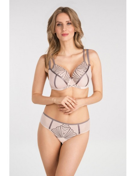 K837 bra-soft-big caffe latte Gorsenia