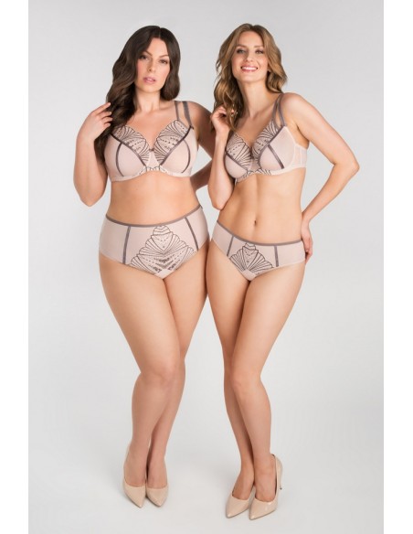 K837 bra-soft-big caffe latte Gorsenia