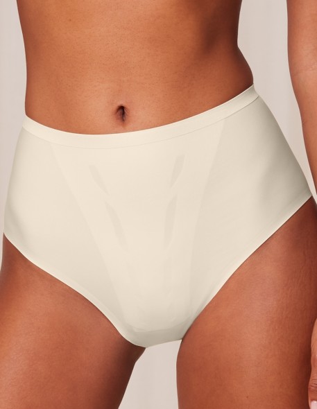 Majtki bezszwowe Triumph Shape Smart Maxi Kremowe