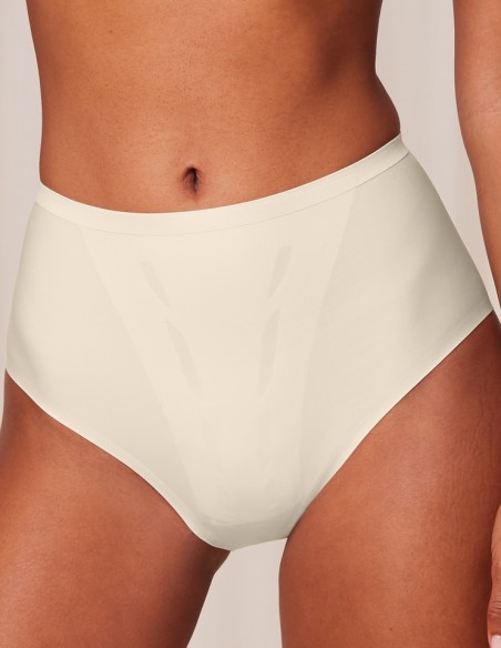 Majtki bezszwowe Triumph Shape Smart Maxi Kremowe