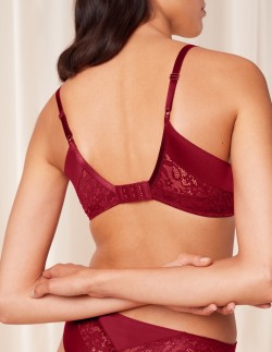 Bra padded Triumph Vivid Spotlight T Whp Claret 2